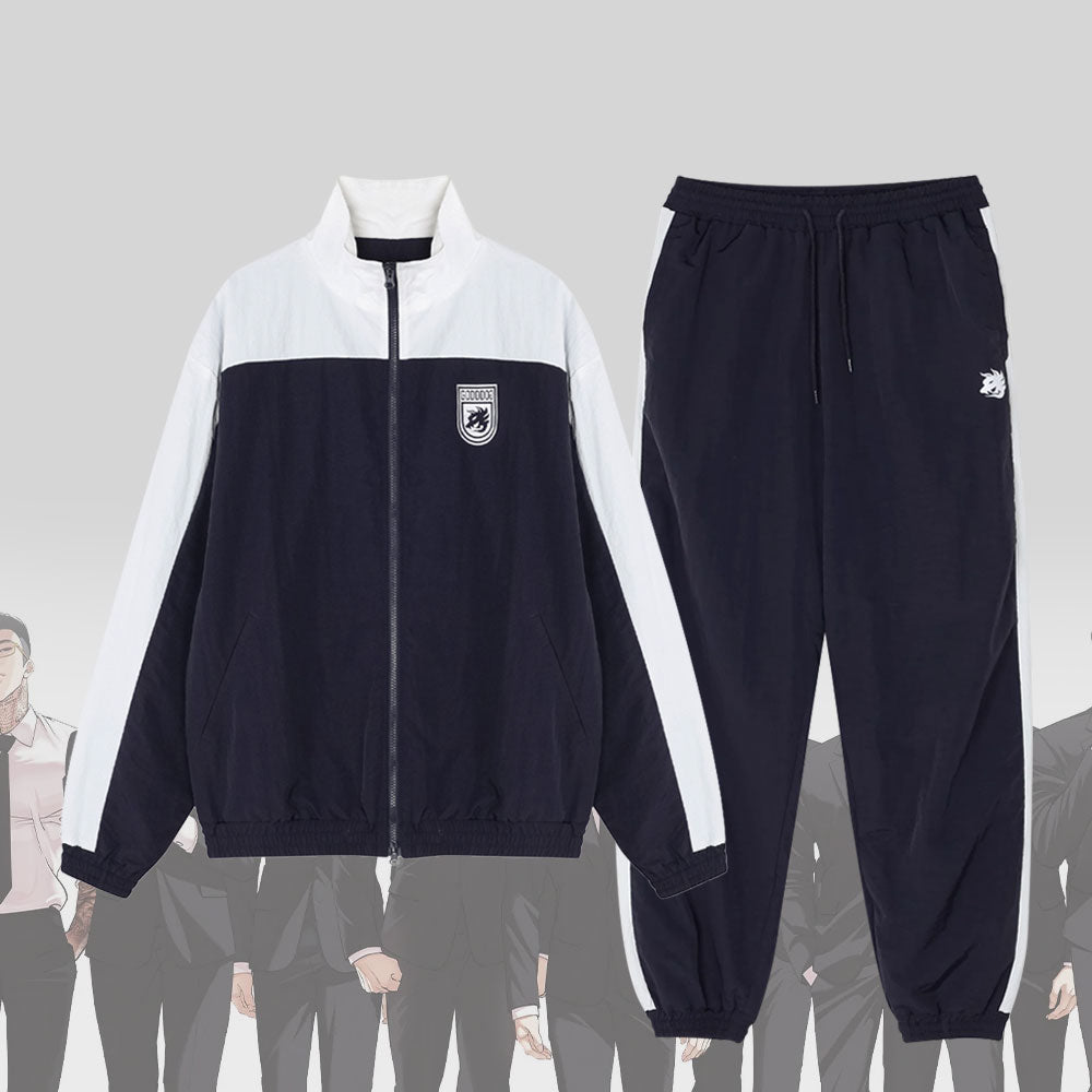 LOOKISM Official MD GODDDOG Johan Seong Crew Sweat Suit Tracksuit Set-up-M, L