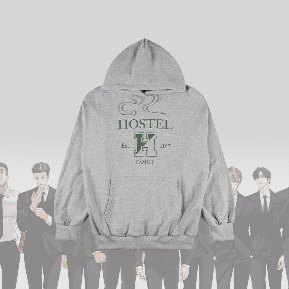 Lookism Hostel Family Hoodie – Korean Webtoon Character Group Pullover Sweatshirt – Unisex Streetwear