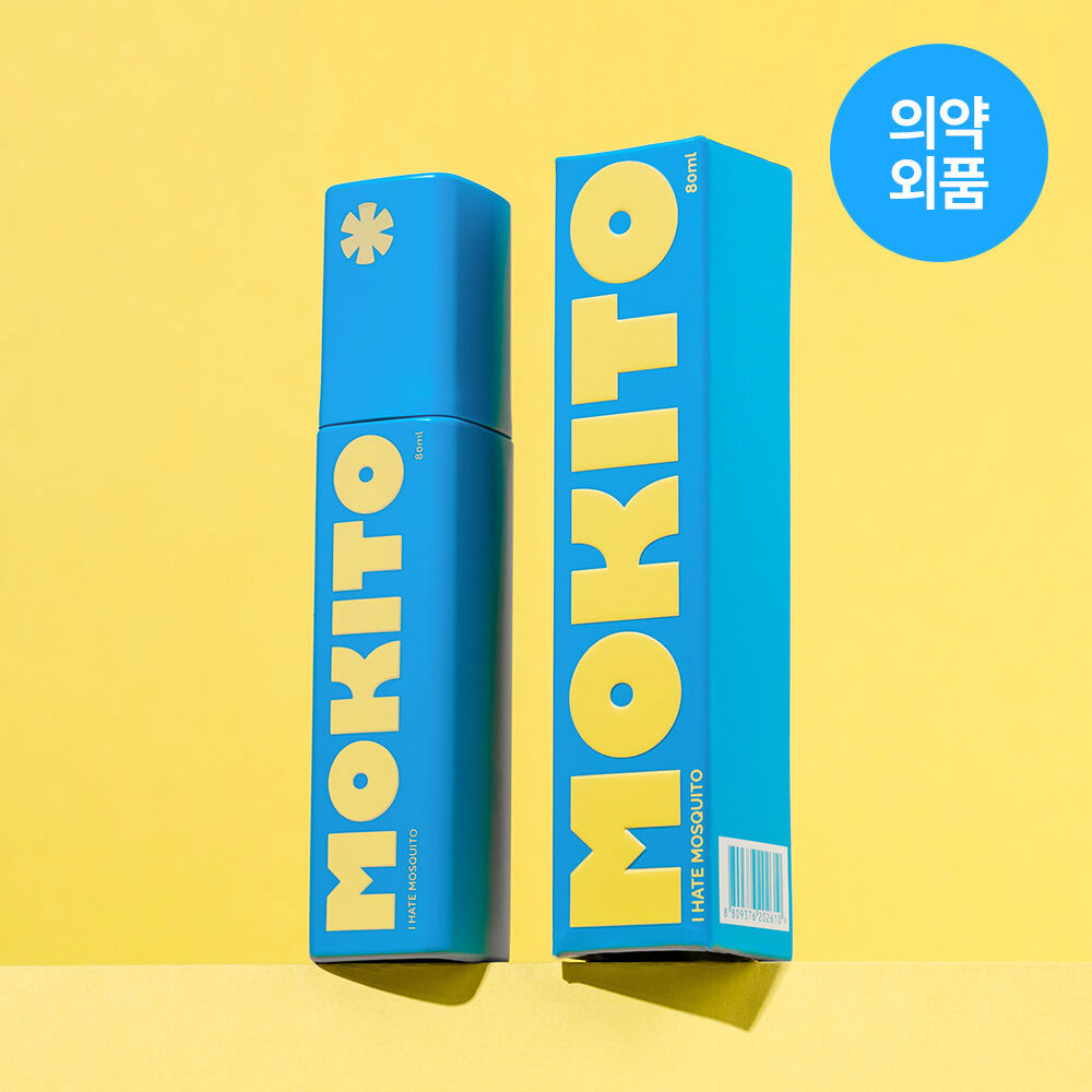 MOKITO 모기 퇴치 스프레이 80ml – 이카리딘 함유 DEET 무첨가 곤충 차단제