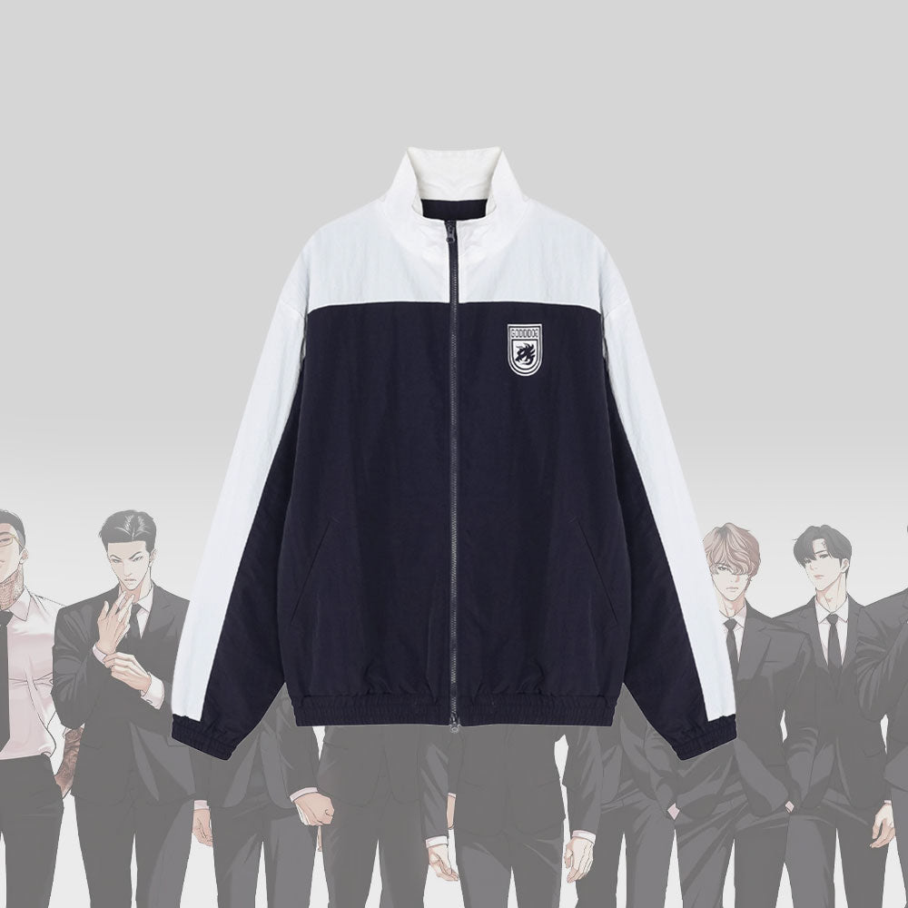LOOKISM Official MD GODDDOG Johan Seong Crew Zip-up Training Jacket-S, M, L