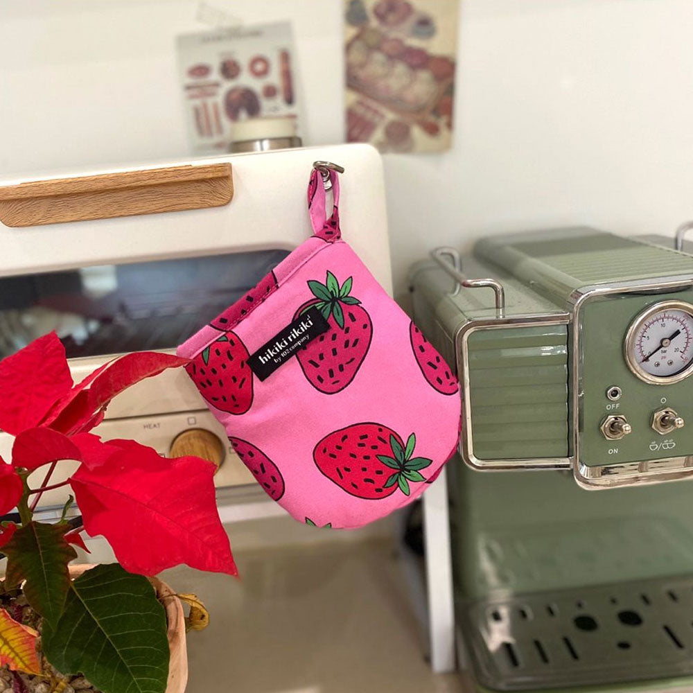 HIKIKI RIKIKI Cute Fruit, Veggie Oven Mitts – Korean Kitchen Gloves with Cute Pattern