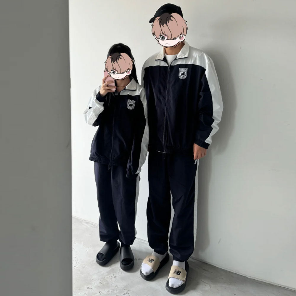 LOOKISM Official MD GODDDOG Johan Seong Crew Sweat Suit Tracksuit Set-up-M, L