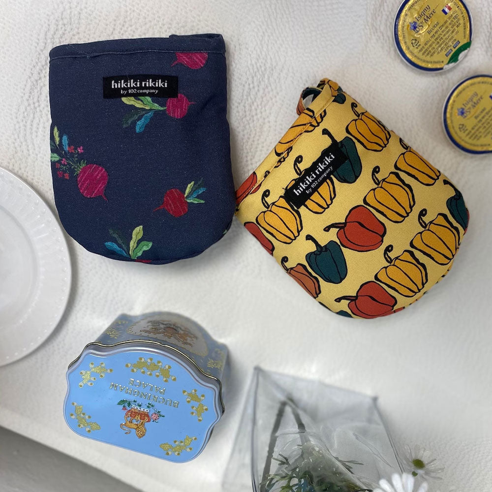 HIKIKI RIKIKI Cute Fruit, Veggie Oven Mitts – Korean Kitchen Gloves with Cute Pattern