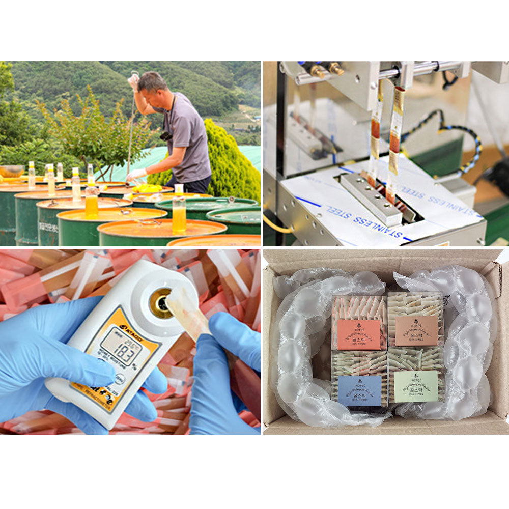 Jirisan Mohyanggol Natural Korean Honey Stick 30 Pack