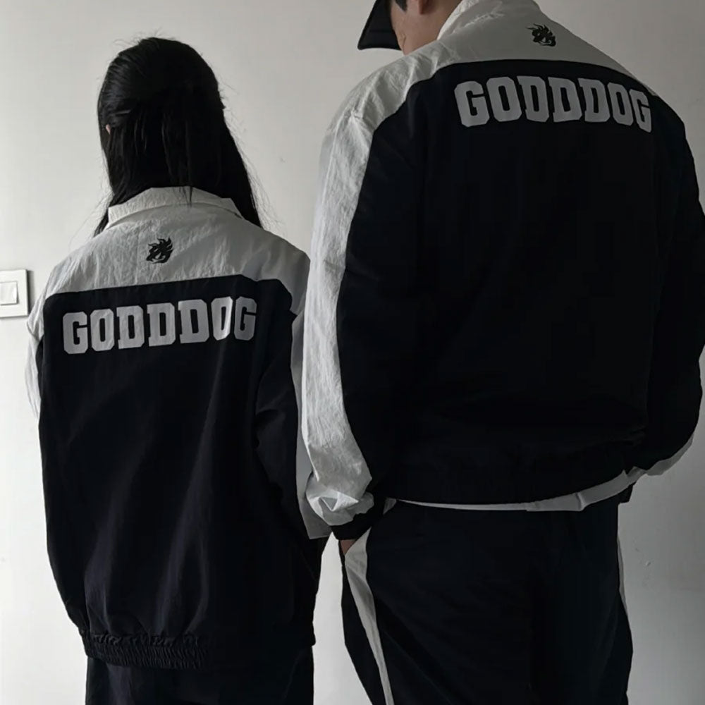 LOOKISM Official MD GODDDOG Johan Seong Crew Zip-up Training Jacket-S, M, L