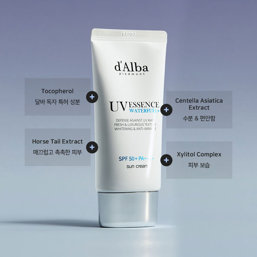 d'Alba Waterfull Essence Sun Cream Korean Sunscreen 50ml