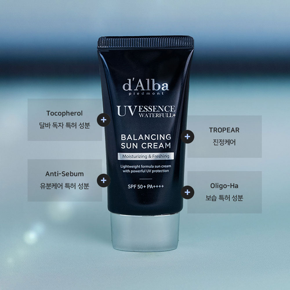 d'Alba Balancing Men's Sun Cream 2-in-1 50ml