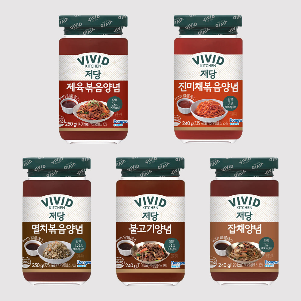 Vivid Kitchen Korean Sauce – Low Sugar, Authentic Marinade, Cooking Sauce