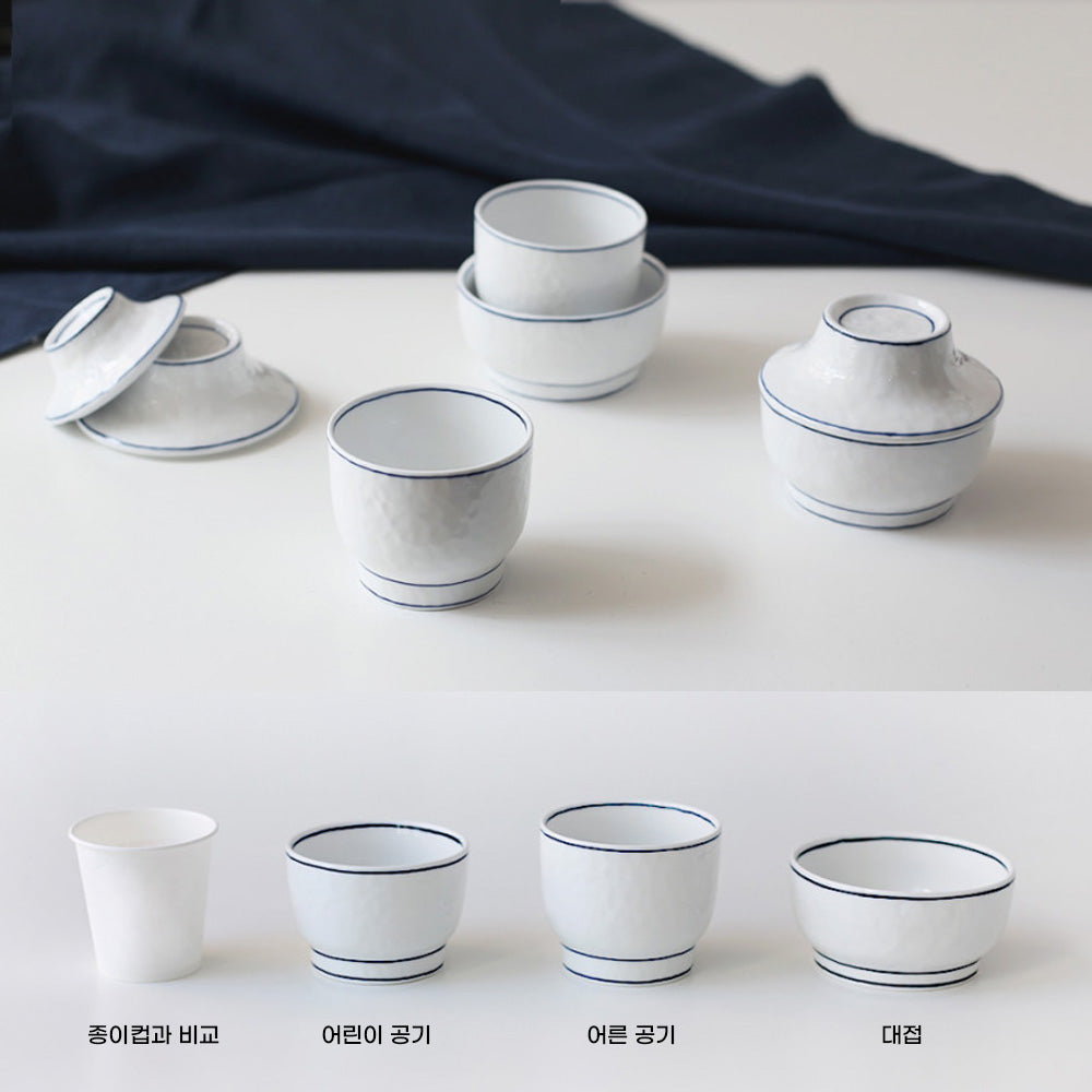 Dalgeuri Full Moon Lidded Bowl – Kim Seok Binn Korean Dinnerware (Rice / Soup / Kids Options)