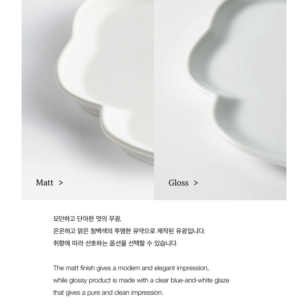 MUJAGI Korean Dinnerware Rose of Sharon Soban Tray
