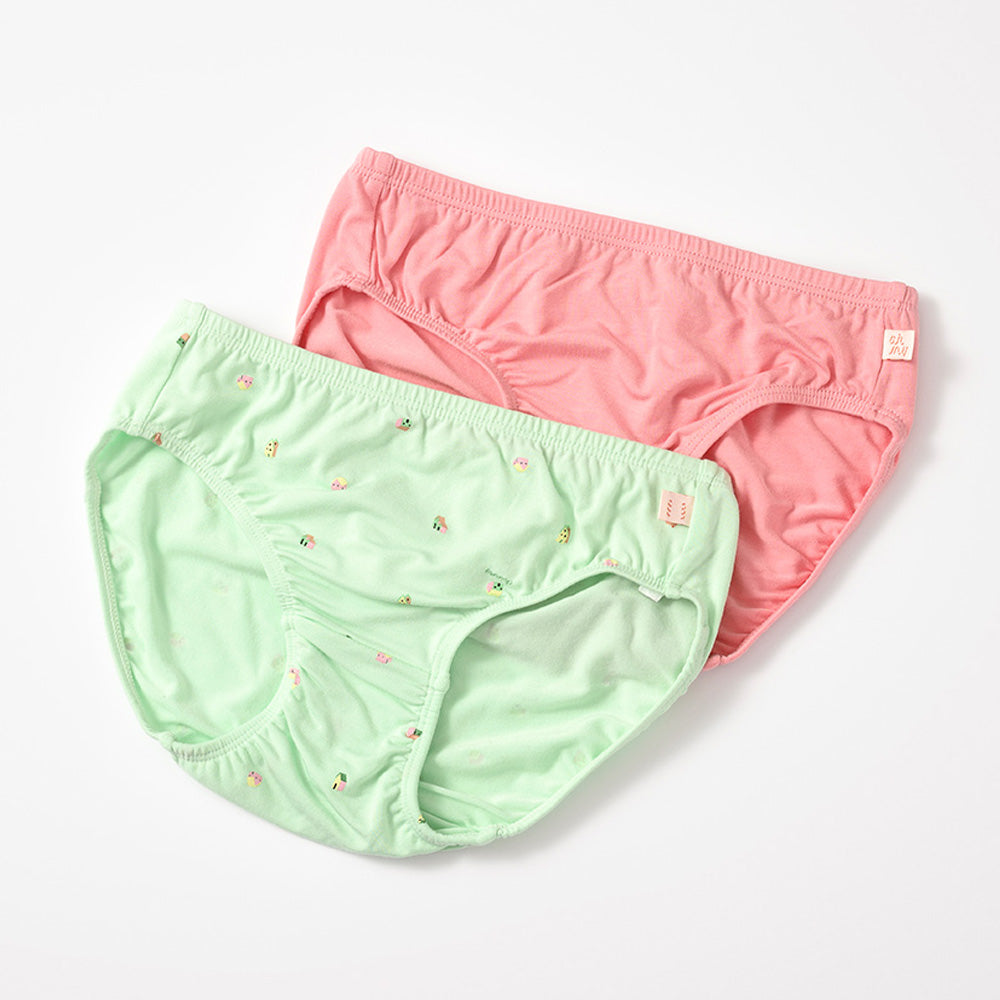 Moonya Moonya Girls Underwear – Simple Candy Premium Bamboo Panties (HS43)