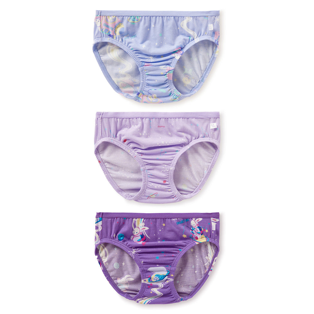 Moonya Moonya Girls Underwear – Aurora Space Bunny Tencel Modal Panties (IS01)