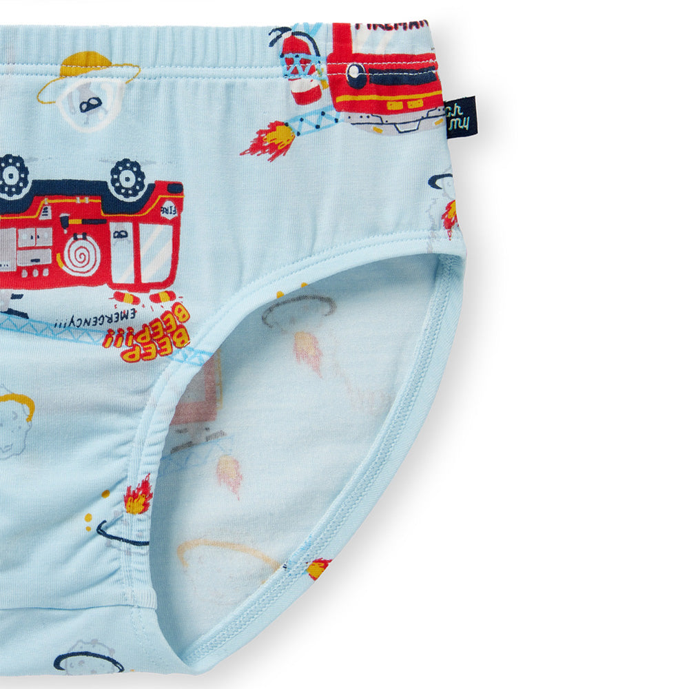 Moonya Moonya Boys Underwear – Tencel Modal Space Heroes Briefs (IS05)