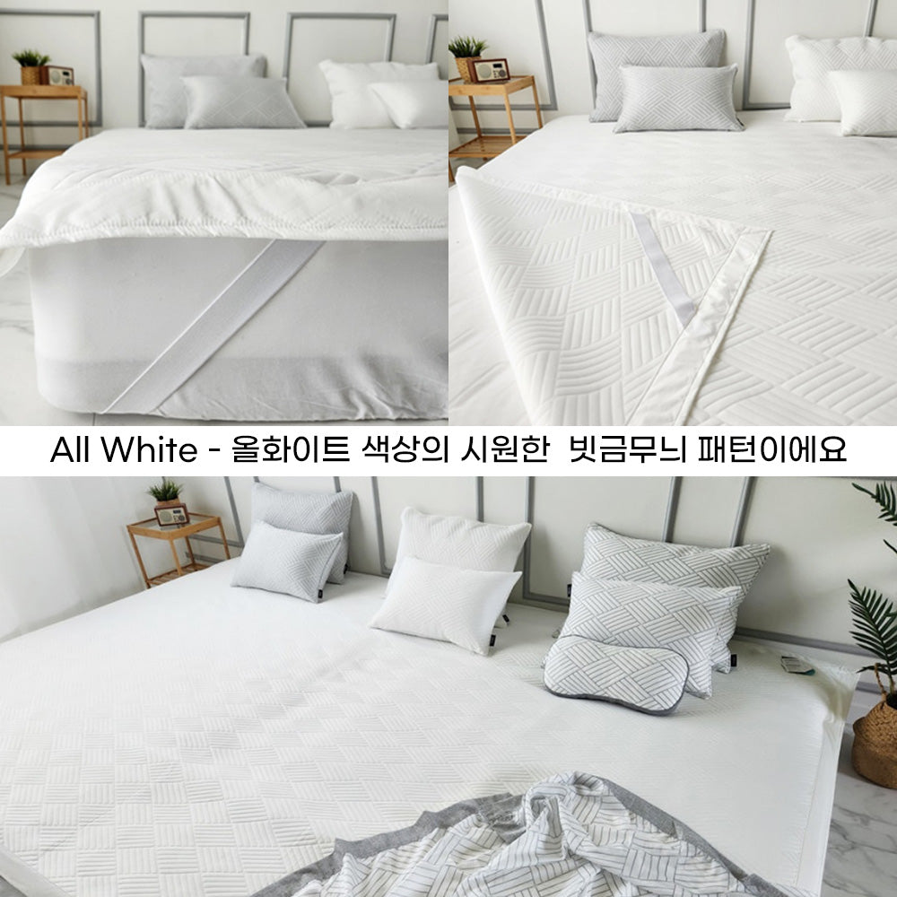 Huvis DURARON Icecell Cooling Mattress Pad – Lightweight Summer Bedding