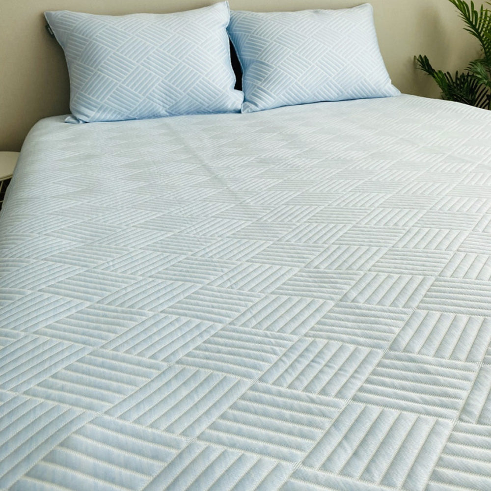 Huvis DURARON Icecell Cooling Mattress Pad – Lightweight Summer Bedding