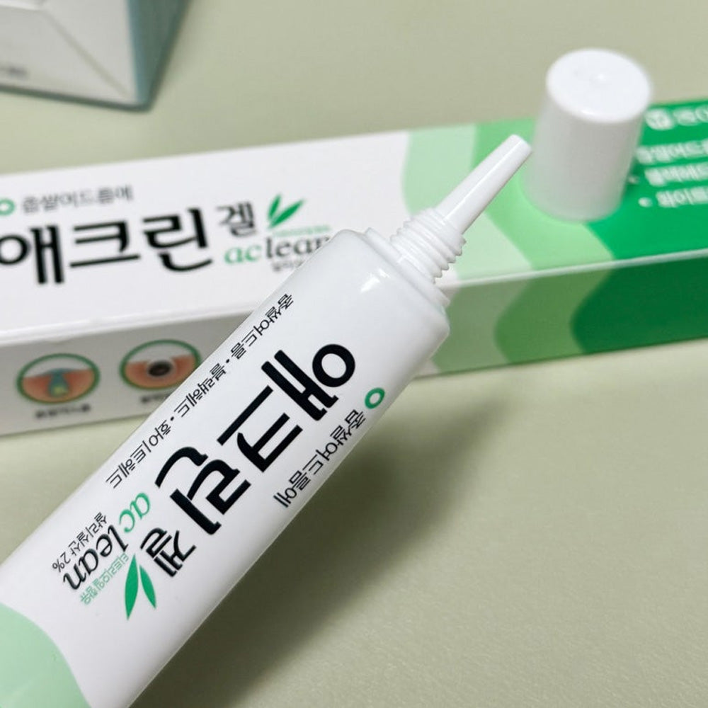 Aclean Gel 20g - Acne gel -Whiteheads, blackheads, and early-stage breakouts.