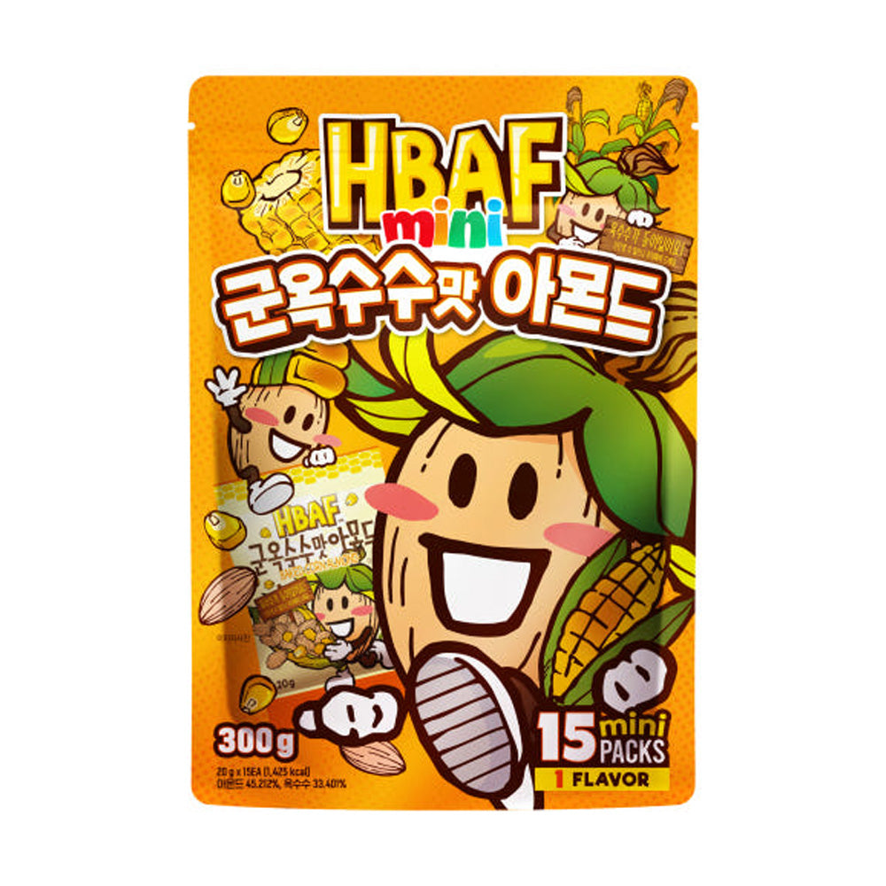 HBAF Mini Almonds Snack Pack – Korean Flavored Almonds, 300g / 400g