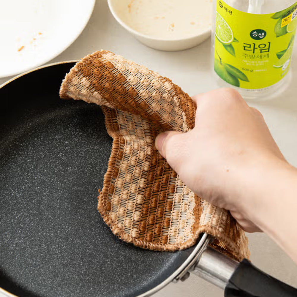 Eco-Friendly Corn Fiber Mesh Scrubber -Natural Kitchen Cleaning Sponge
