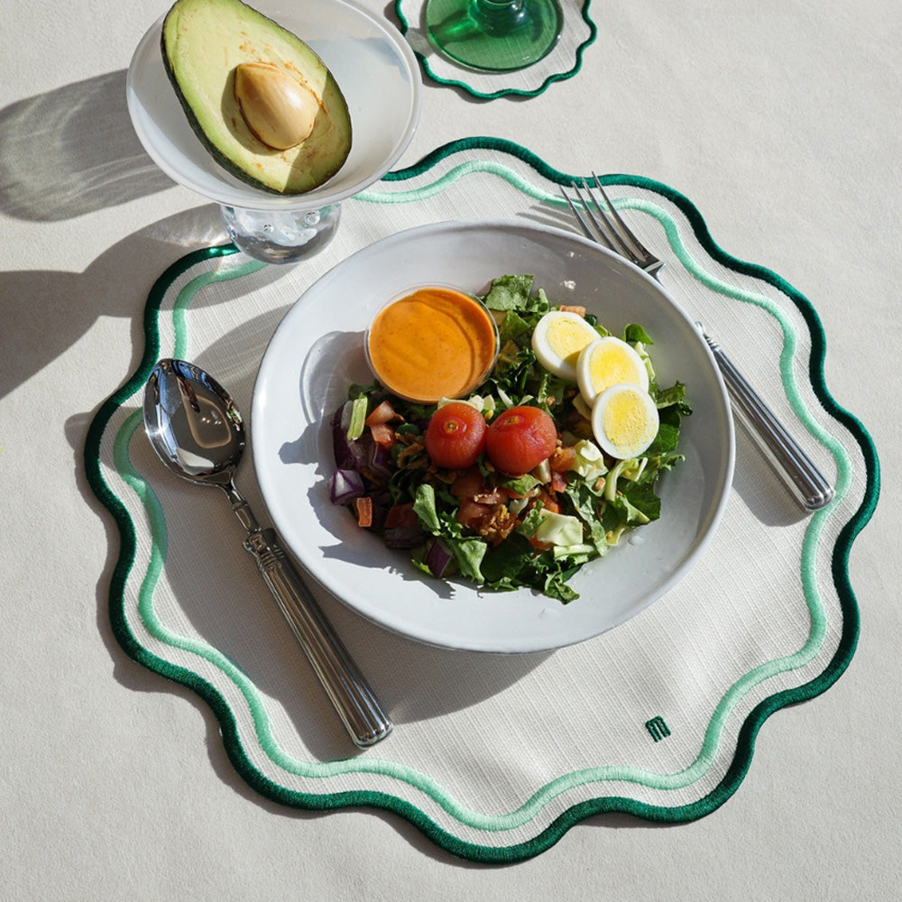 MASION DE ART Floria Waterproof Table Placemat – Korean Table Mat