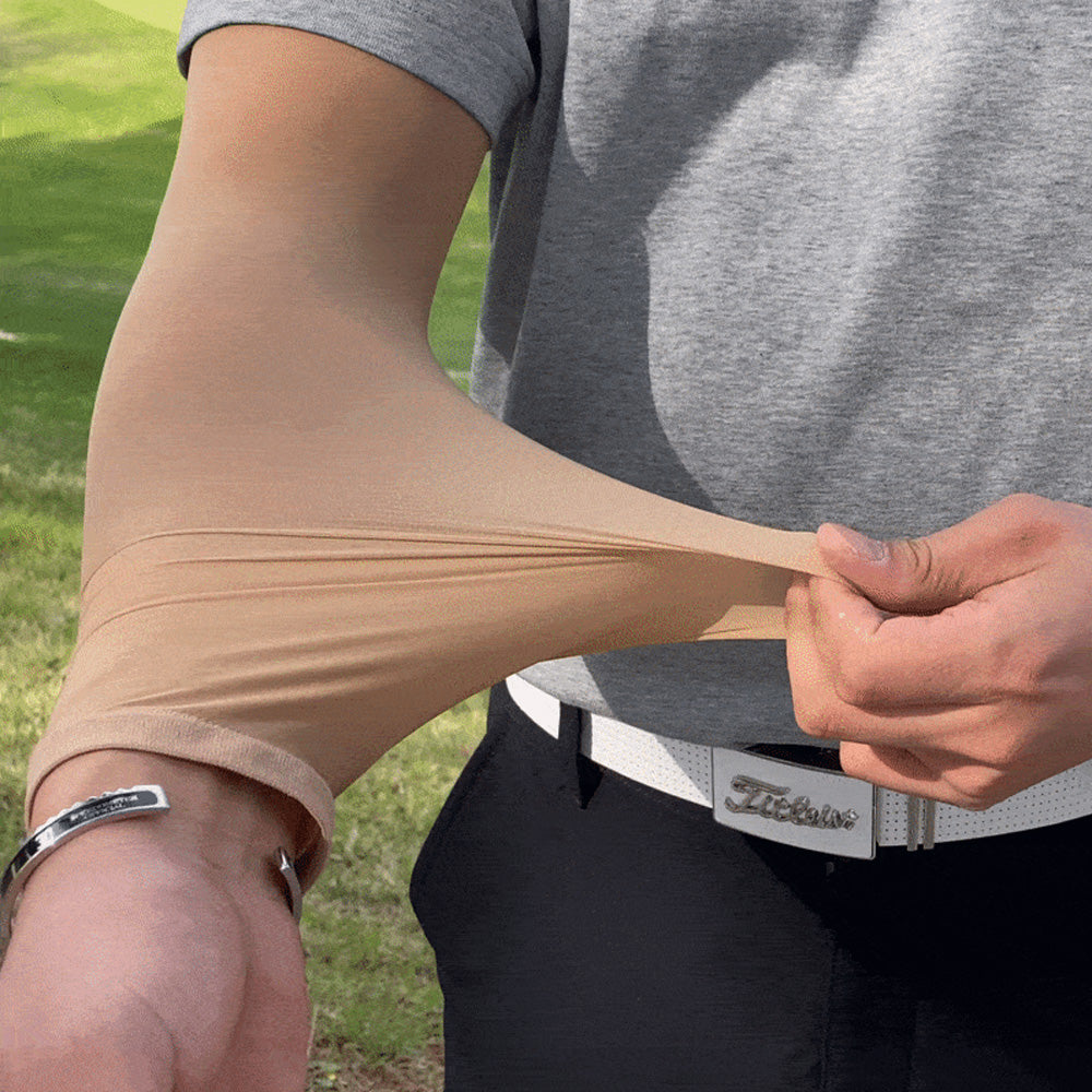 Cooling UV Protection Arm Sleeves for Golf – Skin Sunblock Hand, Arm Covers for Summer Sports