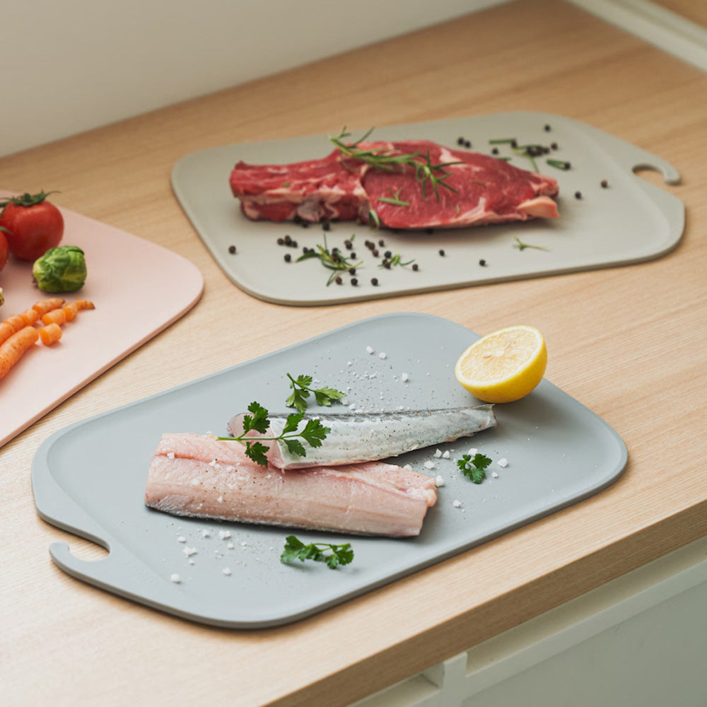 Modori Neat TPU Cutting Board Set – Color-Coded, Non-Slip, Hygienic Kitchen Organizer