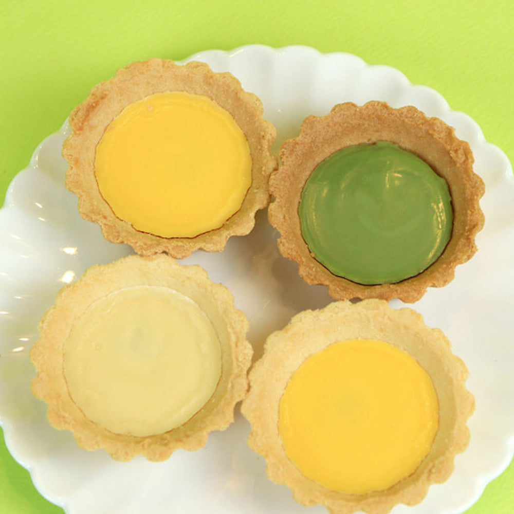 Korean Snack Jeju Tarts Gift Set - Assorted Flavors Tangerine, Hallabong, Green Tea, Udo Peanut