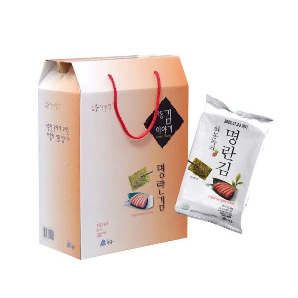 하동 녹차 명란맛 구운 김 24팩