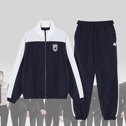 LOOKISM Official MD GODDDOG Johan Seong Crew Sweat Suit Tracksuit Set-up-M, L
