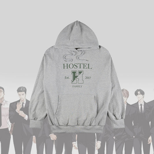 Lookism Hostel Family Hoodie – Korean Webtoon Character Group Pullover Sweatshirt – Unisex Streetwear