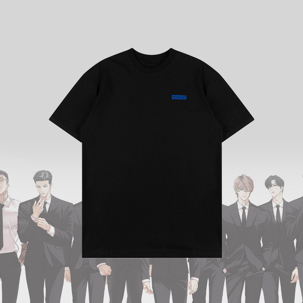 LOOKISM Official MD GODDDOG Johan Seong Short Sleeve T-shirt-S, L