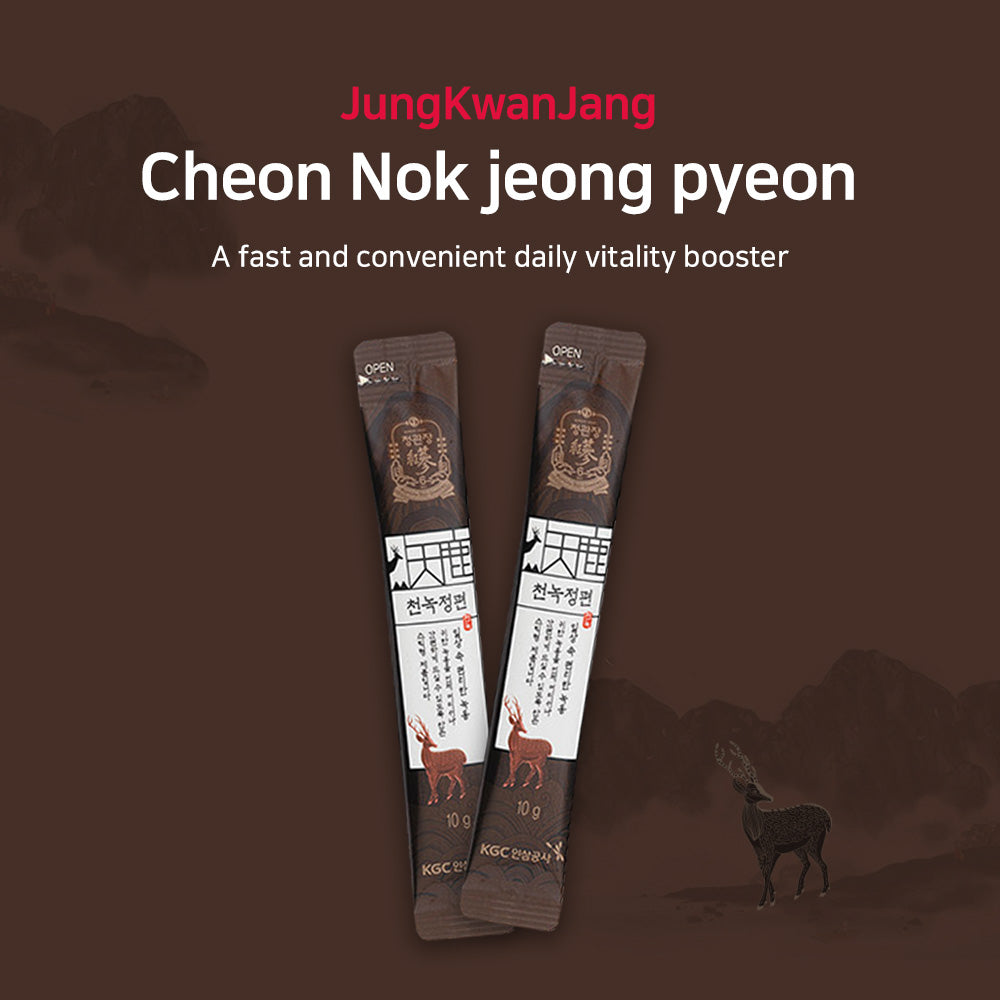 JungKwanJang CheonNok Jung Stickes 10g × 60 Count