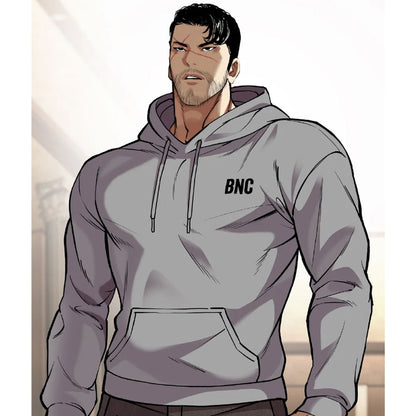 Lookism Vasco Burn Knuckle Fleece Hoodie -Korean Webtoon Character Pullover Sweatshirt -Unisex Streetwear