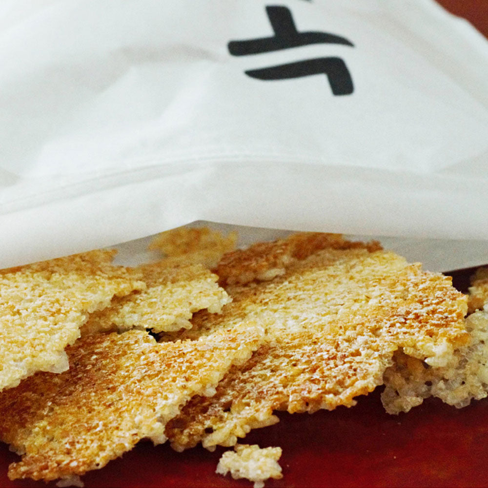 Crispy and thin handmade nurungji (scorched rice)