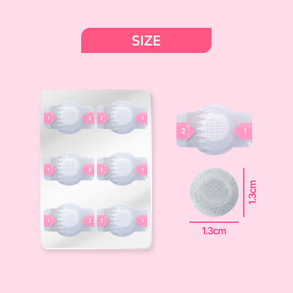 Easyderm Band Beauty Real Calming Pimple Patch - Ultra-Thin & Invisible for Seamless Adhesion | Niacinamide, Hyaluronic Acid, Panthenol, EGF | Transparent Micropoint, Acne Spot Care, K-beauton