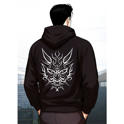 Lookism Shirooni Hoodie – Korean Webtoon Character Graphic Pullover Sweatshirt – Unisex Streetwear