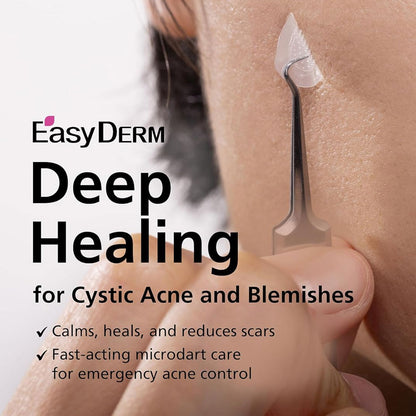 Easyderm Band Beauty Real Calming Pimple Patch - Ultra-Thin & Invisible for Seamless Adhesion | Niacinamide, Hyaluronic Acid, Panthenol, EGF | Transparent Micropoint, Acne Spot Care, K-beauton