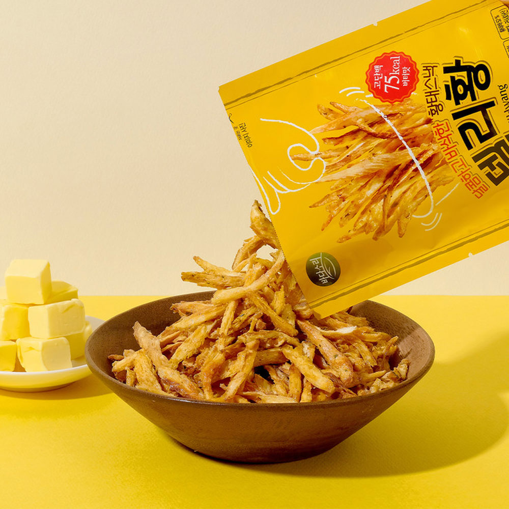 델리황 고단백 스낵 - 한국 황태 어포 육포 버라이어티 팩, 6가지 맛