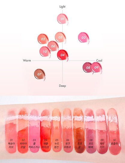 AMUSE Lip Tint Bebe Plumping Lip Care Oil Tint