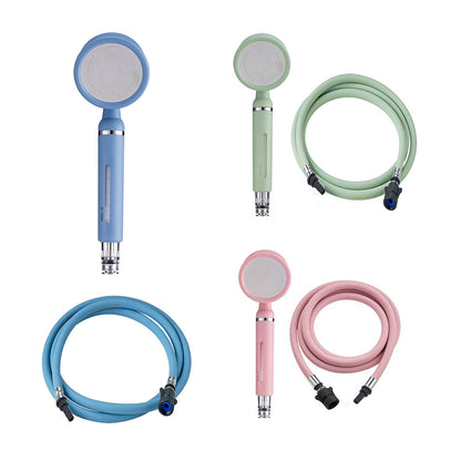 Dr. WATER Easy-Install One-Touch Basic Filter Showerhead + PVC Hose (Made in Korea)