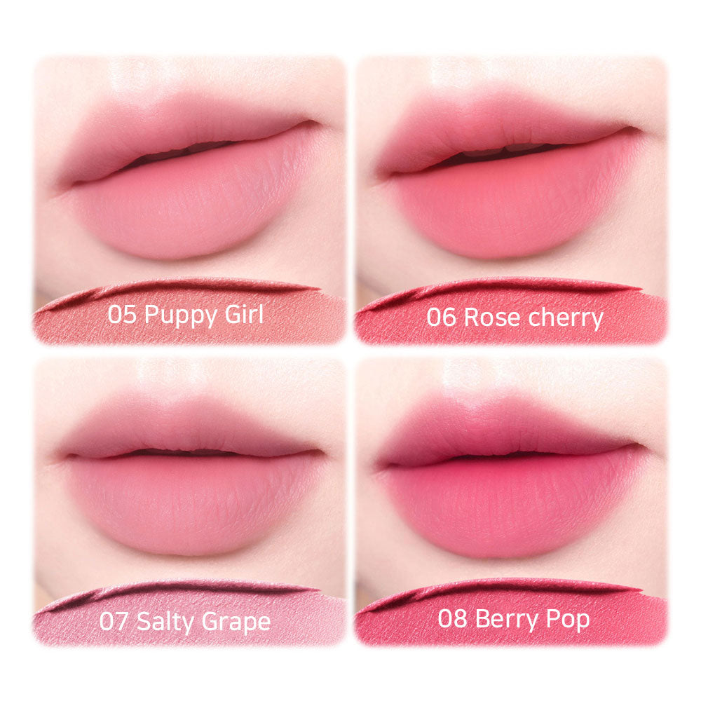 AMUSE Lip Tint Powder Velvet  Long-Lasting High-Pigment