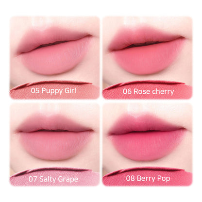 AMUSE Lip Tint Powder Velvet  Long-Lasting High-Pigment