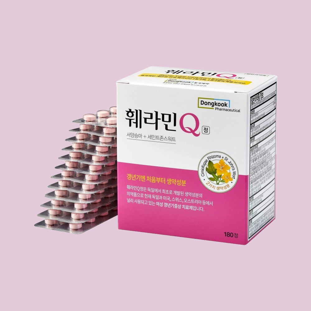 훼라민Q 비호르몬성 갱년기 치료제 안면 홍조 및 기분 케어 (180정 / 300정)