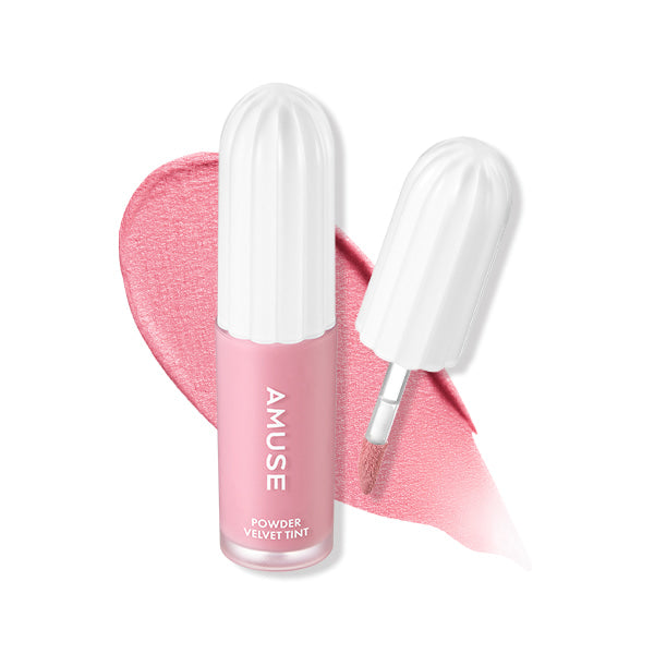 AMUSE Lip Tint Powder Velvet  Long-Lasting High-Pigment
