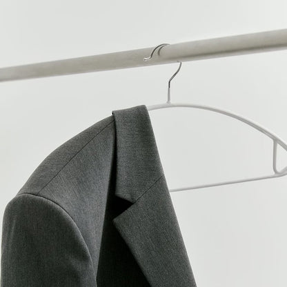Durable Metal Clothes Hanger with Non-Slip Grip 50 pack