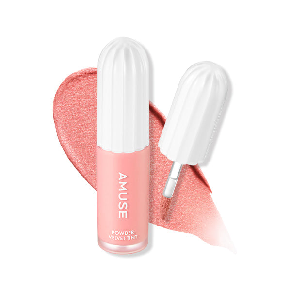 AMUSE Lip Tint Powder Velvet  Long-Lasting High-Pigment