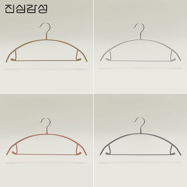 Durable Metal Clothes Hanger with Non-Slip Grip 50 pack