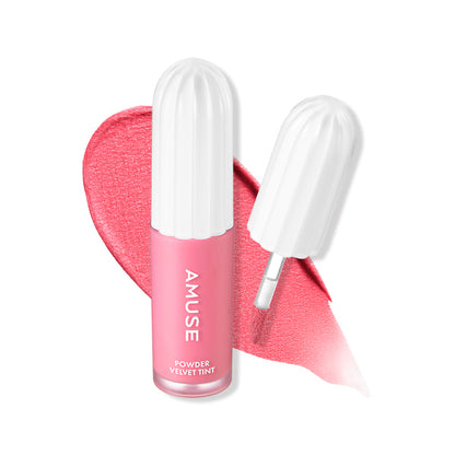 AMUSE Lip Tint Powder Velvet  Long-Lasting High-Pigment
