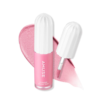 AMUSE Lip Tint Powder Velvet  Long-Lasting High-Pigment