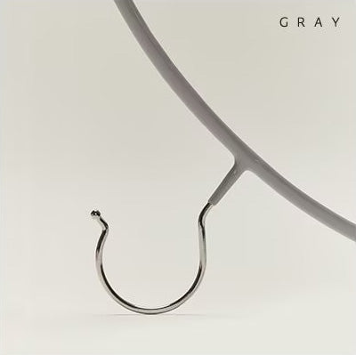 Durable Metal Clothes Hanger with Non-Slip Grip 50 pack