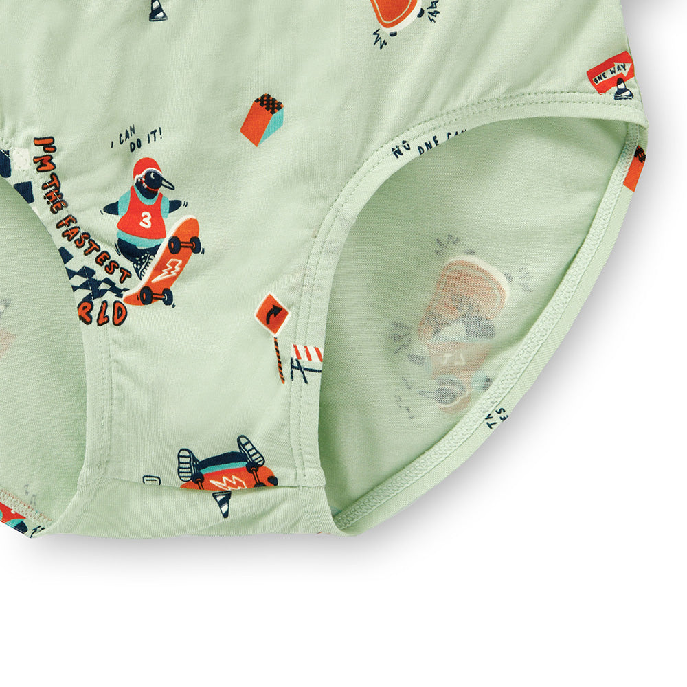 Moonya Moonya Boys Underwear – Tencel Modal Animal Friends Days Briefs (HF01)
